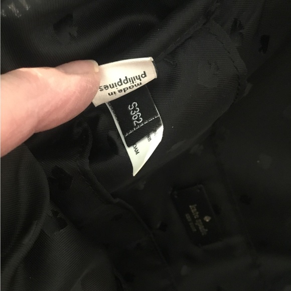 EUC Kate Spade Chelsea Large Black Nylon Backpack - Picture 8 of 15